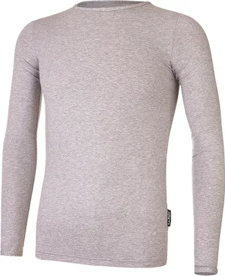Produktbild von T-Shirt lange Ärmel dünn Outlast® - grau meliert, 152