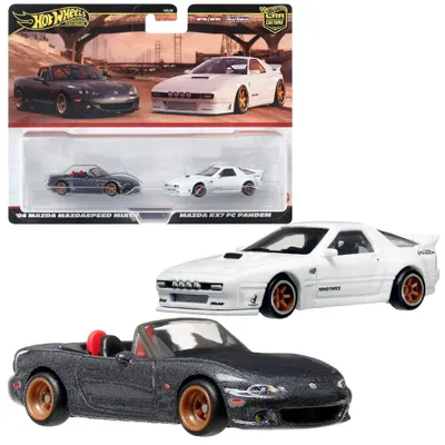 Produktbild von Hot Wheels HRR75, Fahrzeug-Set, 3 Jahr(e), Metall, Kunststoff, Schwarz, Weiß