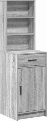 Image de Haut Armoire Gris Sonoma 40 x 40,5 x 135 cm Bois d'ingénierie