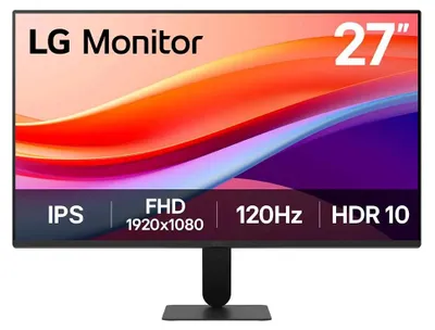 Produktbild von LG 27U411A-B, 68,6 cm (27"), 1920 x 1080 Pixel, Full HD, LED, 5 ms, Schwarz