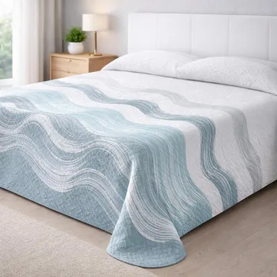 Immagine prodotto di Copripiumino Paraiso per letto da 105 cm - Colore: verde, dimensioni: 200 x 260 cm