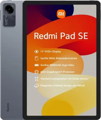 Produktbild von Xiaomi Redmi Pad SE 8GB+256GB graphite gray