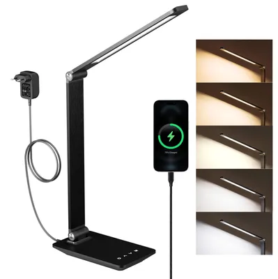 Produktbild von LED Schreibtischlampe dimmbar für Kinder, Büro, Lesen, Homeoffice - UPXNBOR