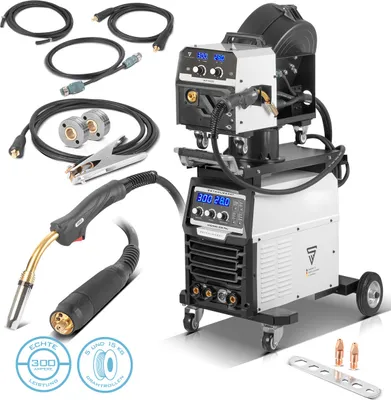 Produktbild von STAHLWERK Schweißgerät MIG MAG 300 Pro Vollsynergischer IGBT Inverter mit 300 A