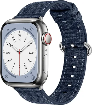 Produktbild von BStrap Denim Armband für Apple Watch 42/44/45mm, royal blue