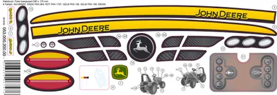 Obrázek produktu pro Aufkleber rollyX-Trac Premium John Deere 8400R