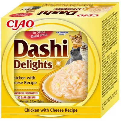 Obrázek produktu pro Churu Cat CIAO Dashi kuře se sýrem 70g