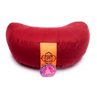 Obrázok produktu pre Meditácia vankúšik "Polmesiak", Chakra 1 – váha: ±1008 g; rozmery: 33x13 cm. Možnosť objednať online