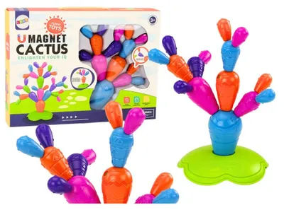 Obrázek produktu pro Magnetické stavebnice kaktusů 16 kusů