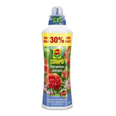 Obrázok produktu pre COMPO 14354 COMPO Hnojivo na pelargónie, 1,3 l dávkovacia fľaša