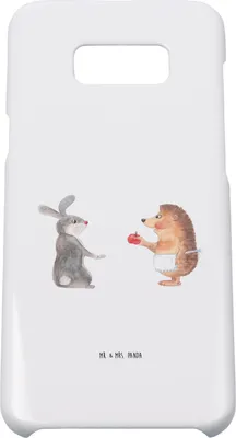 Produktbild von Mr. & Mrs. Panda Samsung Galaxy S8 plus Handyhülle  Hase Igel - Weiß - Geschenk, Handy Case, und, Liebe Spruch, Lustige Sprüche, Herzschmerz, Hülle, Trösten, Cover