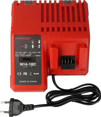 Produktbild von vhbw Ladegerät kompatibel mit BTI 18V Geräte ab 4/2013 Werkzeug Li-Ion-Akkus, 80 W, 14,4 V