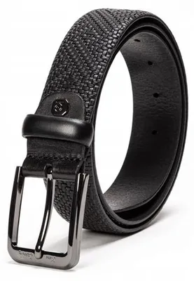 Image de Pierre Cardin Ceinture Homme Cuir Boucle 115 cm Noir
