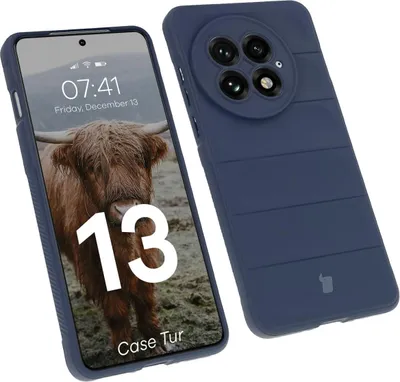 Produktbild von Pancerne etui Bizon Case Tur do OnePlus 13, granatowe