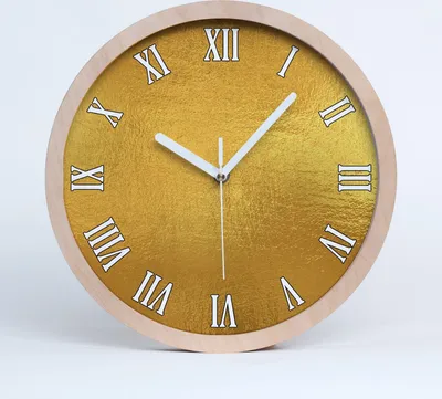 Produktbild von Holzuhr 30fi cm wanduhr - weiße Spitzen - złotaolia Hintergrund