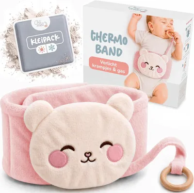 Image de Coussin chauffant pour bébé, pour soulager les douleurs abdominales, les coliques, en coton naturel, pour bébés
