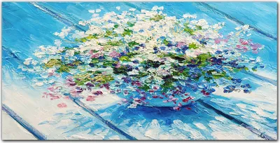 Produktbild von Coloray Bild aus Leinwand 100x50 Leinwand Dekoration - Blumen