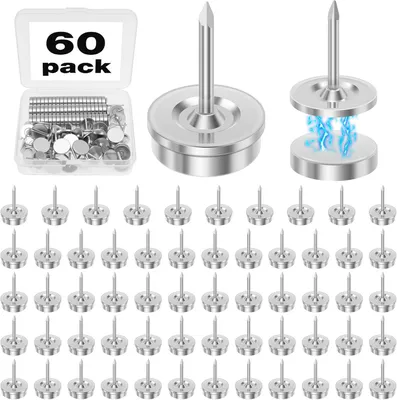 Produktbild von Magnetische Reißzwecken 60 Sets, starke Magnete, für Büro