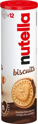 Produktbild von Nutella biscuits Keksgebäck mit einer Nuss Nougatcreme Füllung 166g