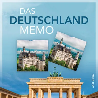 Obrázek produktu pro Memo-Spiel Deutschland mit 20 Motiven: Naturwunder, Welterbestätten & Architektur
