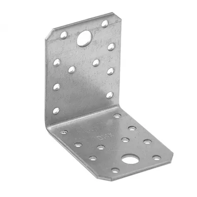 Produktbild von Winkel Verbinder Lochplatten Balkenwinkel Winkel Bauwinkel Möbelwinkel 7x7x5,5 cm KL2