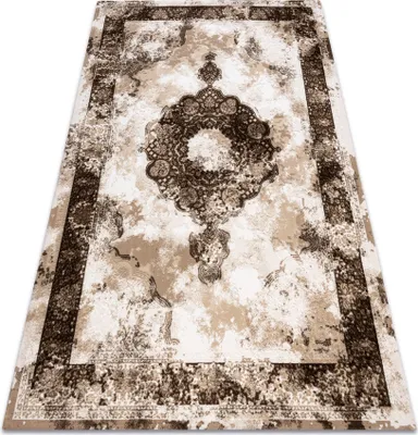 Produktbild von Teppich ACRYL VALENCIA 9987 ORNAMENT, RAHMEN, vintage beige beige 80x150 cm