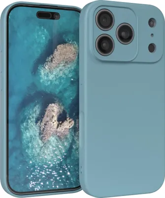 Produktbild von EAZY CASE - TPU Hülle für Apple iPhone 17 Pro, TPU Case stoßfeste Handyhülle, weiches Cover mit Kameraschutz, Silikonhülle in Blau