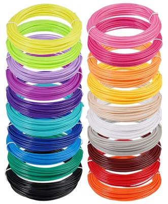 3D-Pen Filament 1,75 mm, 20 Farben, PLA, 200 m