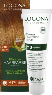 Produktbild von LOGONA 03003, Blond, copper red, Frauen, 150 ml, Blond, Glanz