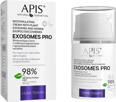 Zdjęcie produktu dla APIS - HOME TERAPIS Biostymulujący krem z roślinnymi egzosomami i egzopolisacharydami morskimi 50ml