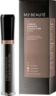 Produktbild von M2 Beaute Żel wzmacniający do brwi Brown, 6 ml