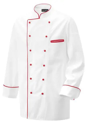 Produktbild von Kochjacke  rot, Gr. XS : XS : rot : 100% Baumwolle 150