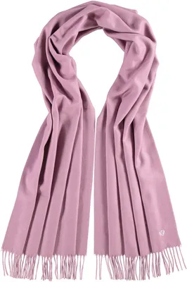 Fraas einfarbiger Fransenschal in rosa