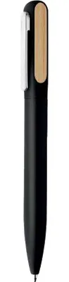 Image de MidOcean - Stylo à bille à capuchon tournant « Aluba » MO1998 (14 cm x 1,2 cm) (noir)