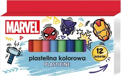 Image de Pâte à modeler Avengers, 12 couleurs - Beniamin