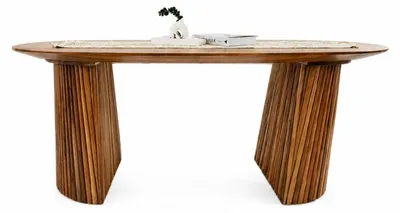Produktbild von Wohnzimmertisch Massivholz Esstisch Holztisch Esszimmertisch Möbel