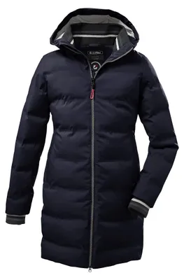 Obrázok produktu pre Zimný kabát Parka značky Killtec pre dievčatá, model Kow 196 Grls Qltd Ct, s výplňou imitujúcou páperie a kapucňou