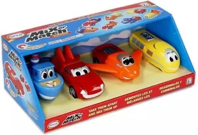 Obrázok produktu pre Popular Playthings Mix or Match Junior 1, Súprava vozidla, 1,5 rok / roky, Viacfarebný