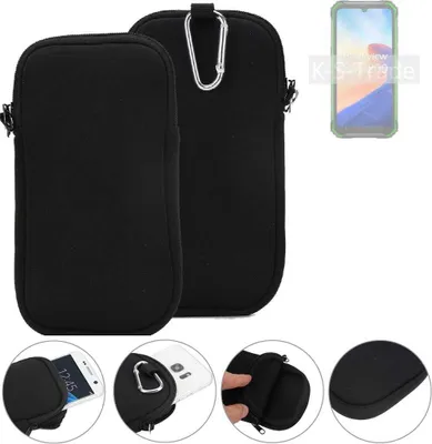 Produktbild von K-S-Trade Neopren-Hülle Handyhülle kompatibel mit Blackview BV7200 Schutzhülle Neoprenhülle Sleeve Schutz-Hülle Gürtel Tasche Case Holster