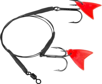 Produktbild von Skeater Deadbait Piketrace 7X7 - Stahlvorfach mit Drillingshaken, Größe:4