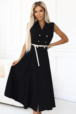 Produktbild von Numoco Midikleid für Frauen Luronk schwarz One size