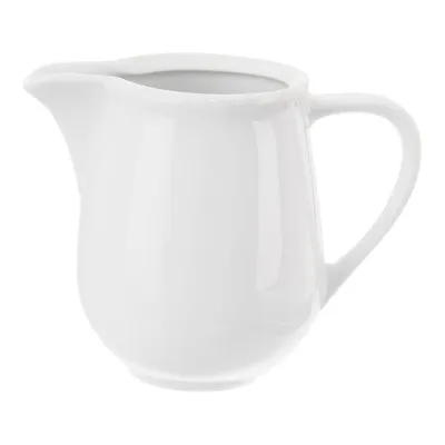 Image de Pot à lait en porcelaine avec poignée et bec verseur pratique