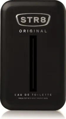 A black bottle of STR8 Original Eau De Toilette.