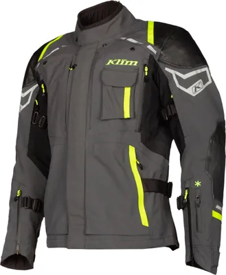 Produktbild von Klim Kodiak Motorrad Textiljacke, grau/gelb, 50