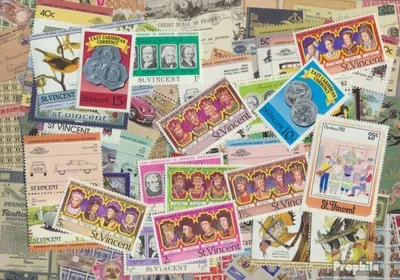 Produktbild von Briefmarken St. Vincent 50 verschiedene Marken