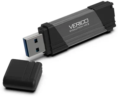 Produktbild von Verico Evolution MKII 3.1, 32 GB, USB Typ-A, 3.2 Gen 1 (3.1 Gen 1), 35 MB/s, Kappe, Grau
