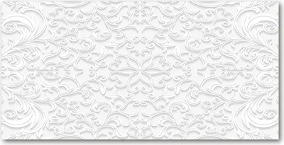 Produktbild von Tulup® Glas-Bild - 100x50 -Wandkunst - Wandbild hinter gehärtetem Sicherheitsglas  - Kunst: modern & klassisch - Verzierungen - Weiß