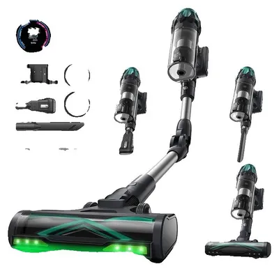 Image de Aspirateur sans fil, puissance d'aspiration de 65 000 Pa, tuyau flexible, Vactidy V15 Max, UE