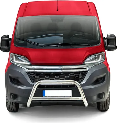 Image de Pare-Buffle Avant Pour Citroen Jumper 2006-2016 en Acier Inoxydable