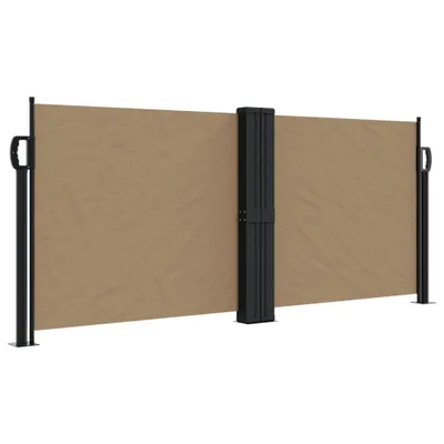 Image de Store latéral extensible Taupe 100x600 cm